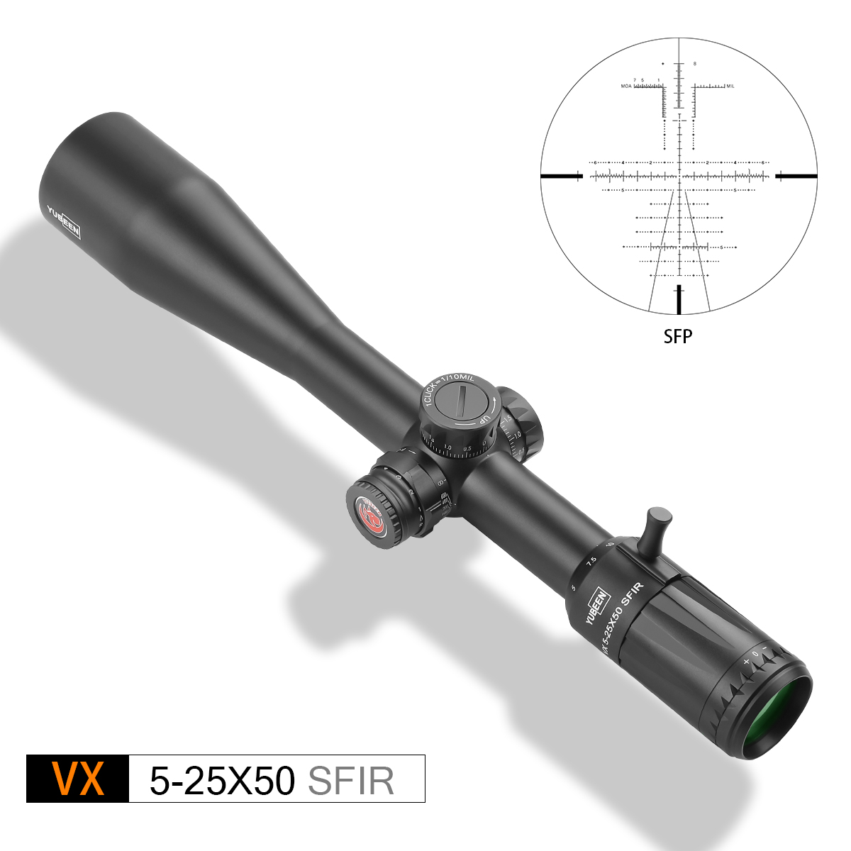 Rifle Optical Scope – VX5-25X50SFIR | YUBEEN